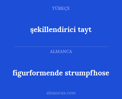 figurformende strumpfhose - şekillendirici tayt