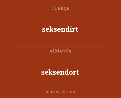 seksendort - seksendirt