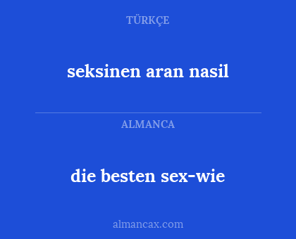 seksinen aran nasil - die besten sex-wie