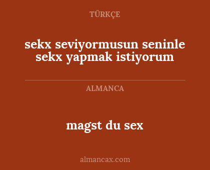 magst du sex - sekx seviyormusun seninle sekx yapmak istiyorum