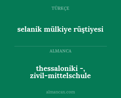 selanik mülkiye rüştiyesi - thessaloniki -, zivil-mittelschule