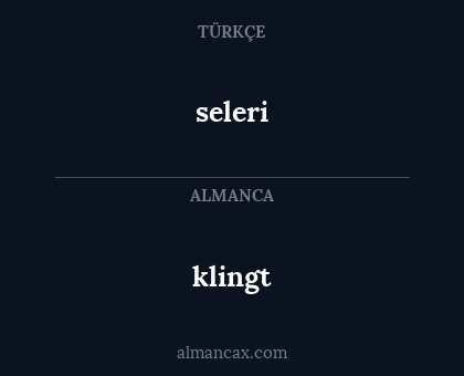 seleri - klingt