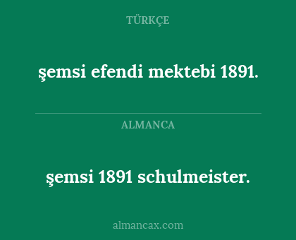 şemsi 1891 schulmeister. - şemsi efendi mektebi 1891.