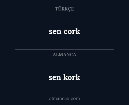 sen cork - sen kork