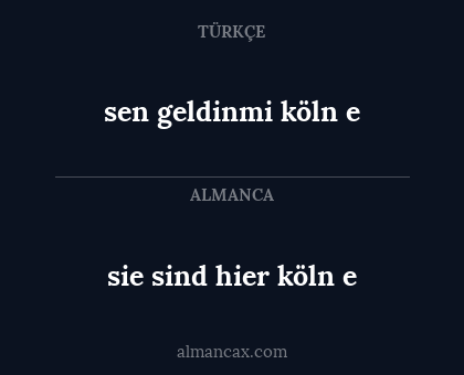 sen geldinmi köln e - sie sind hier köln e