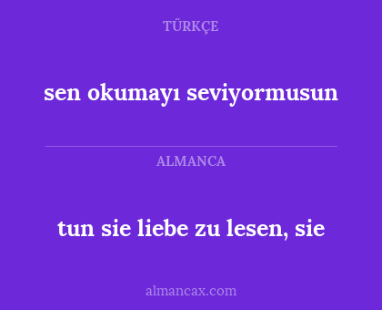 tun sie liebe zu lesen, sie - sen okumayı seviyormusun