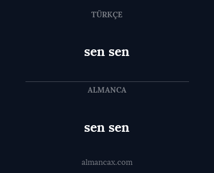 sen sen - sen sen