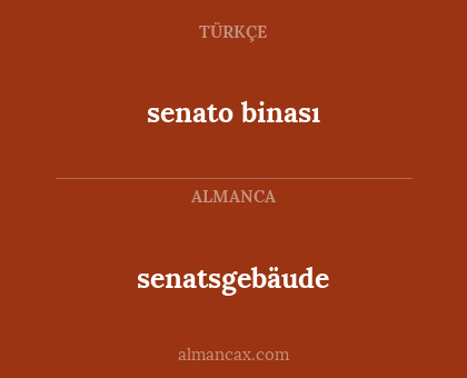 senatsgebäude - senato binası