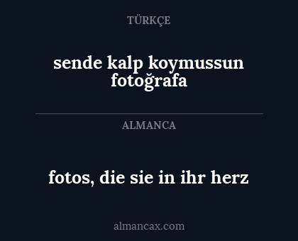 sende kalp koymussun fotoğrafa - fotos, die sie in ihr herz