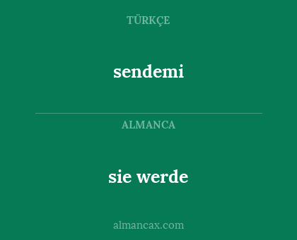 sendemi - sie werde