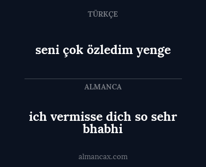 seni çok özledim yenge - ich vermisse dich so sehr bhabhi