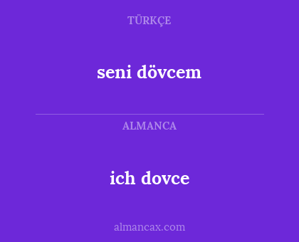 ich dovce - seni dövcem