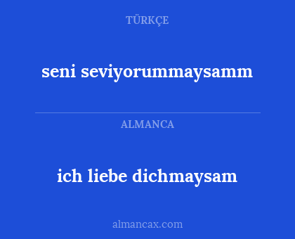 seni seviyorummaysamm - ich liebe dichmaysam