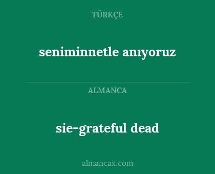 sie-grateful dead - seniminnetle anıyoruz
