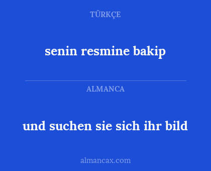 senin resmine bakip - und suchen sie sich ihr bild