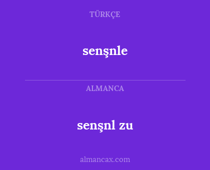 senşnl zu - senşnle