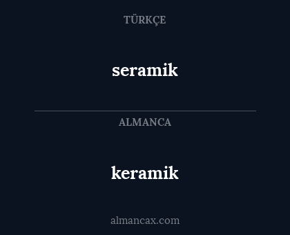 keramik - seramik