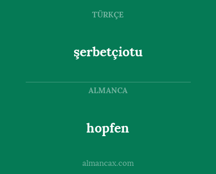 hopfen - şerbetçiotu