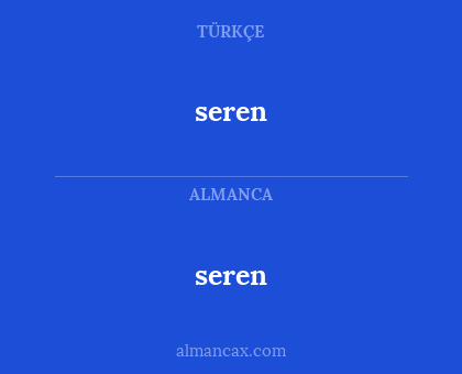 seren - seren