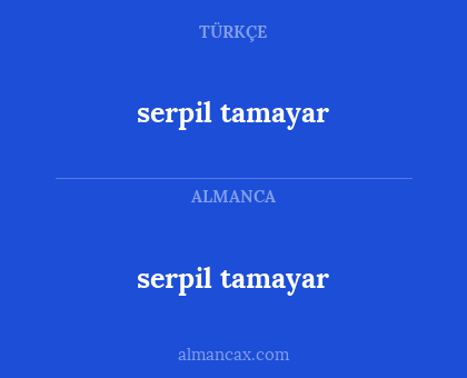 serpil tamayar - serpil tamayar