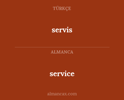 service - servis