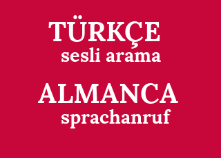 Almanca Ceviri Almanca Sesli Arama Ne Demek Sesli Arama Almancasi