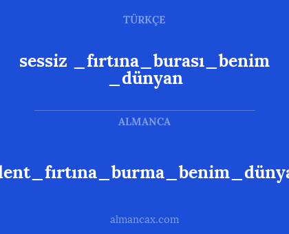 silent_fırtına_burma_benim_dünyan - sessiz _fırtına_burası_benim _dünyan