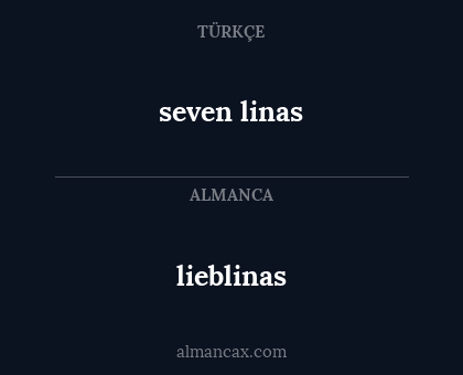 lieblinas - seven linas