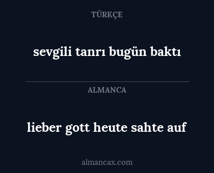 sevgili tanrı bugün baktı - lieber gott heute sahte auf