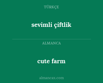 cute farm - sevimli çiftlik
