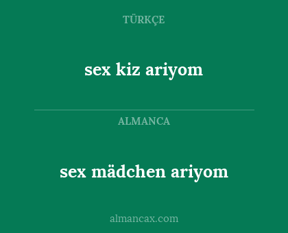 sex mädchen ariyom - sex kiz ariyom