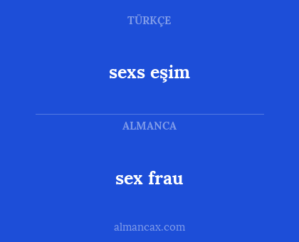 sexs eşim - sex frau