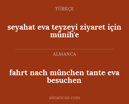 seyahat eva teyzeyi ziyaret için münih'e - fahrt nach münchen tante eva besuchen