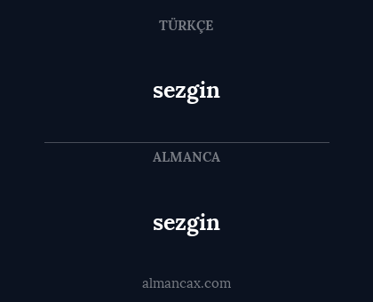 sezgin - sezgin