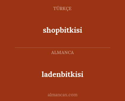 shopbitkisi - ladenbitkisi