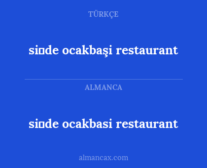 si̇de ocakbasi restaurant - si̇de ocakbaşi restaurant