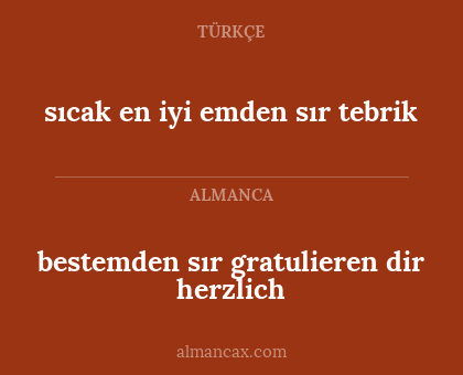 sıcak en iyi emden sır tebrik - bestemden sır gratulieren dir herzlich