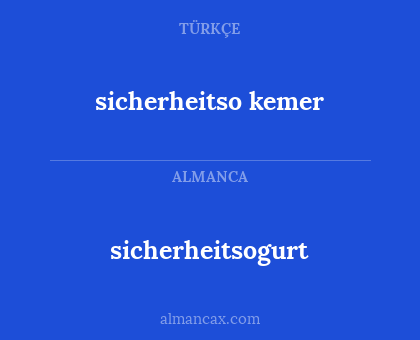sicherheitso kemer - sicherheitsogurt