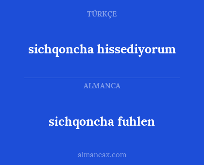 sichqoncha fuhlen - sichqoncha hissediyorum