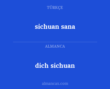 dich sichuan - sichuan sana