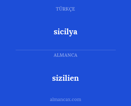 sicilya - sizilien