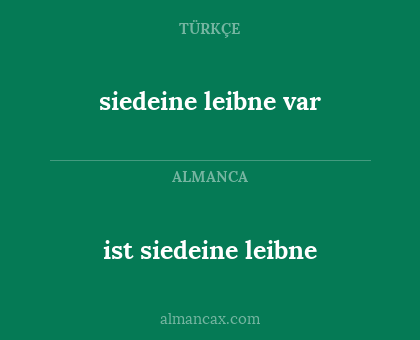 ist siedeine leibne - siedeine leibne var