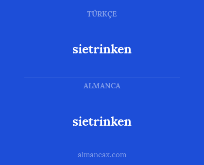 sietrinken - sietrinken