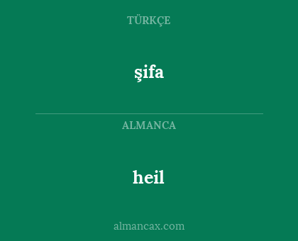heil - şifa