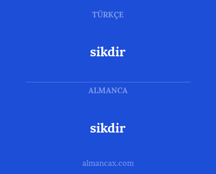 sikdir - sikdir
