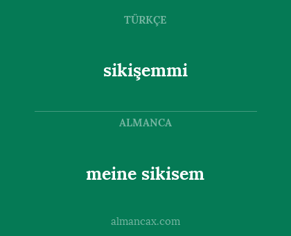 sikişemmi - meine sikisem