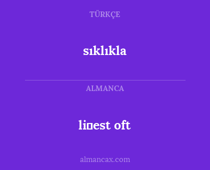 sıklıkla - li̇est oft