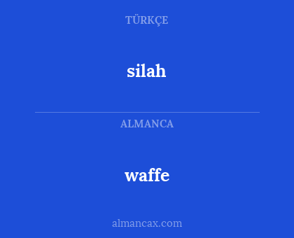 waffe - silah