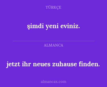 jetzt ihr neues zuhause finden. - şimdi yeni eviniz.