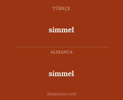 simmel - simmel